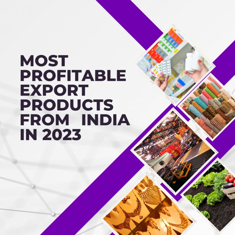 Most Profitable Export Products from India in 2023