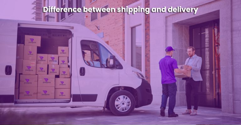 Difference between shipping and delivery